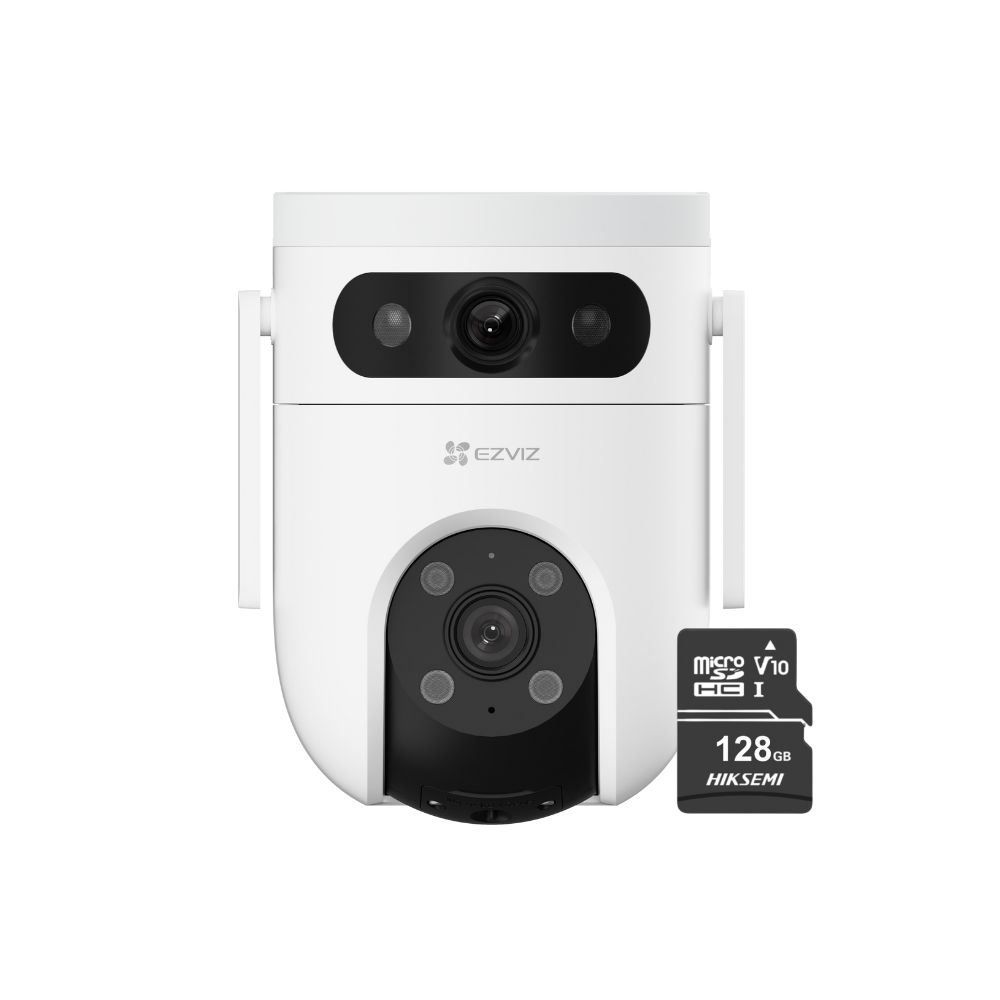 Cámara de seguridad H9C Dual 2K&2K para exterior + Micro SD 128GB – Ezviz